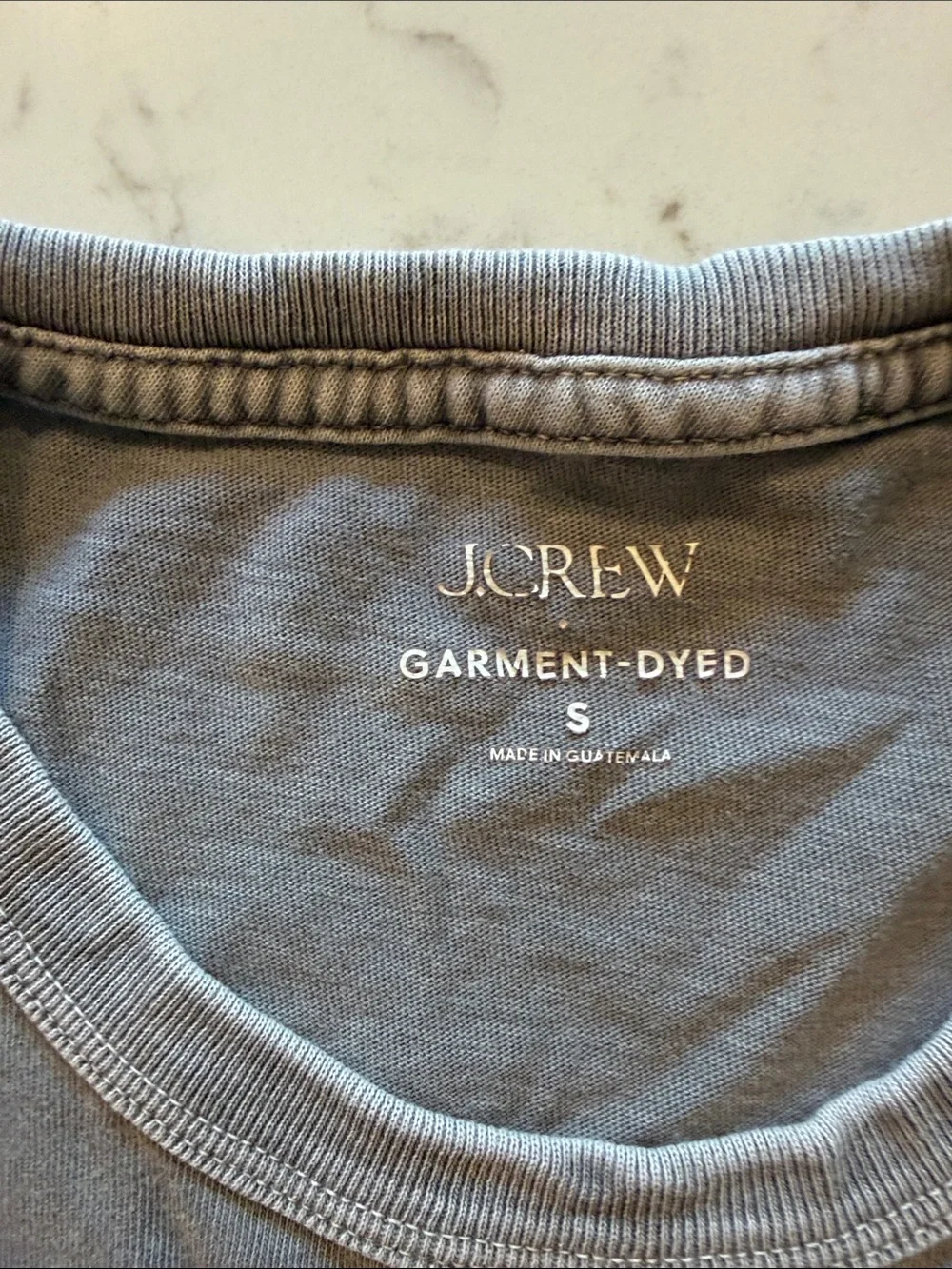 J. Crew Men's Short Sleeve Crew Neck Tee in Slate Blue